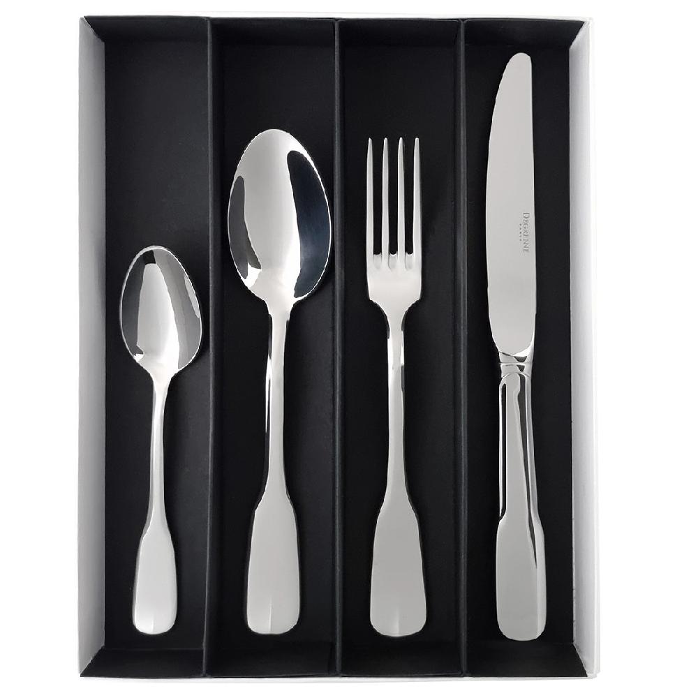 Degrenne Paris LUTECE MIROIR Coffret 4 Couverts