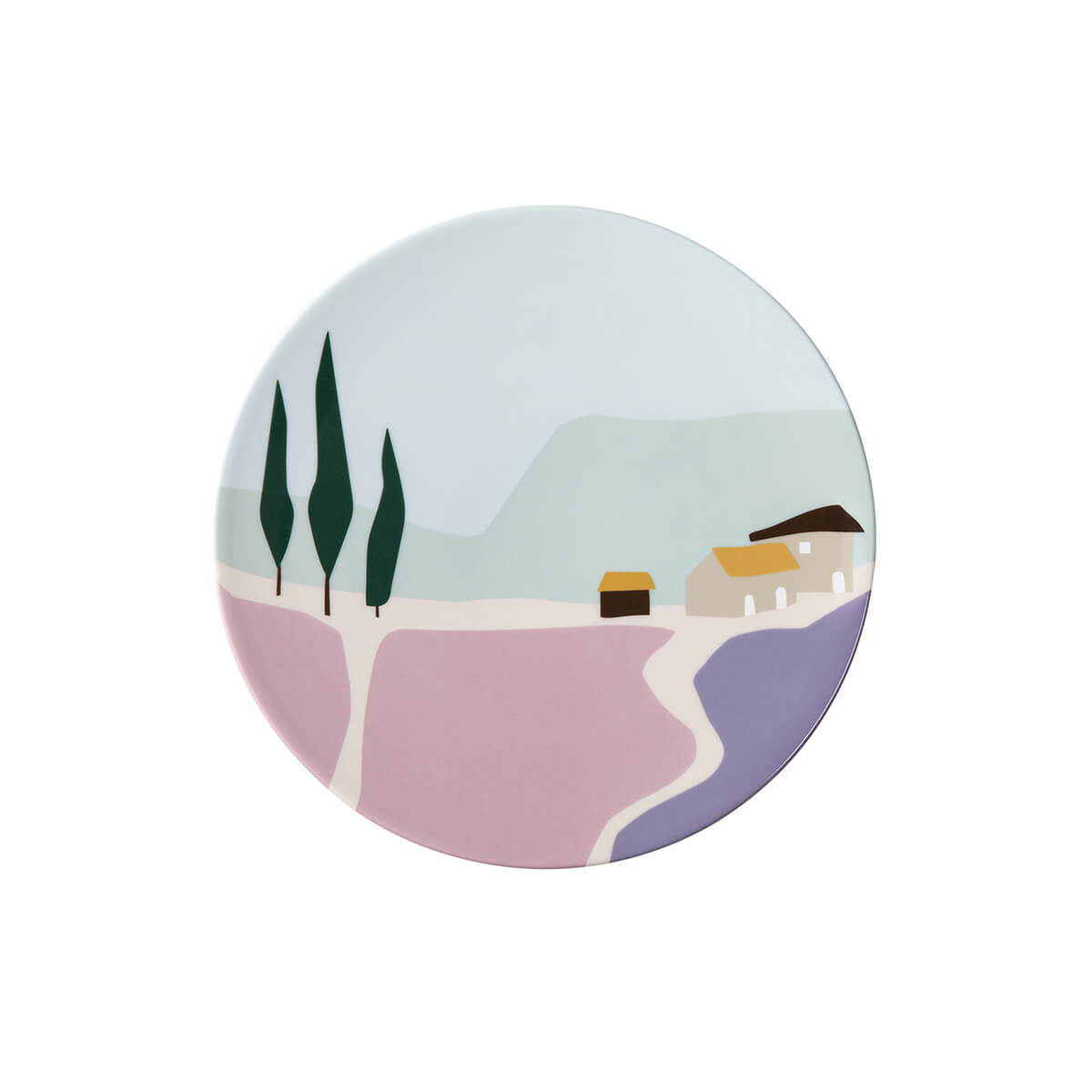 Degrenne Paris DESTINATION Coffret 4 Asiettes Et 4 Serviettes