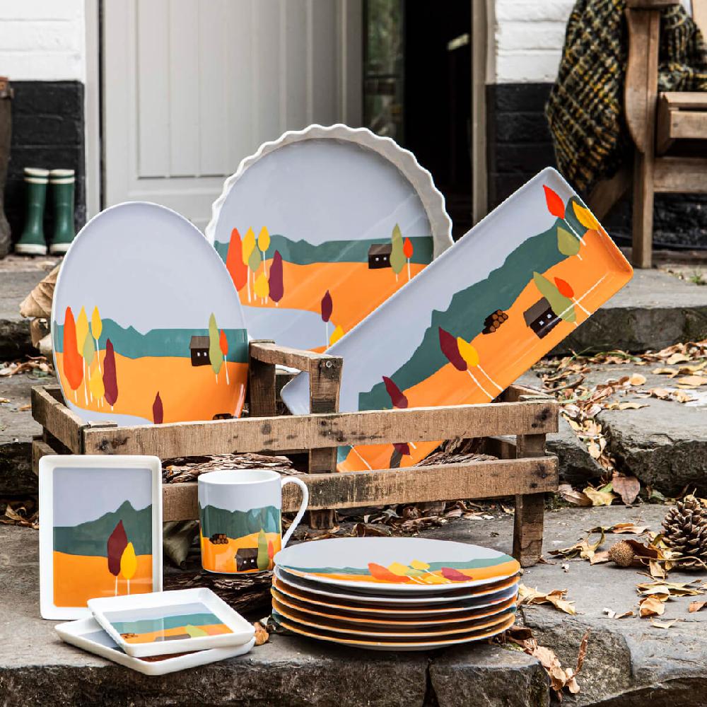 Degrenne Paris DESTINATION FORET Plat à Cake 40 X 16 Cm