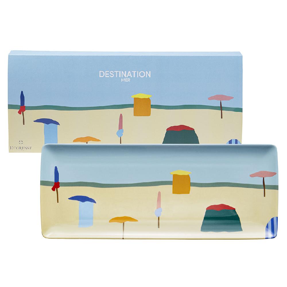 degrenne paris DESTINATION MER Plat à cake 40 x 16 cm