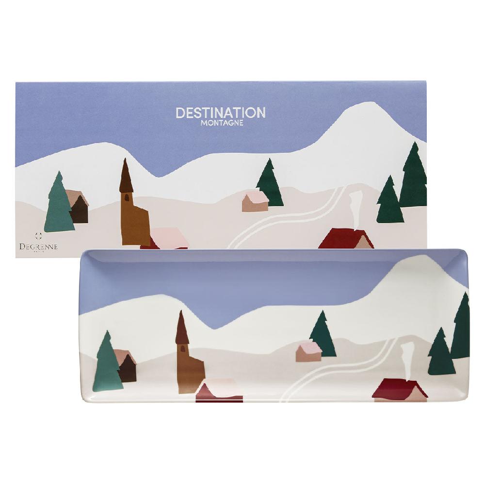 degrenne paris DESTINATION MONTAGNE Plat à cake 40 x 16 cm