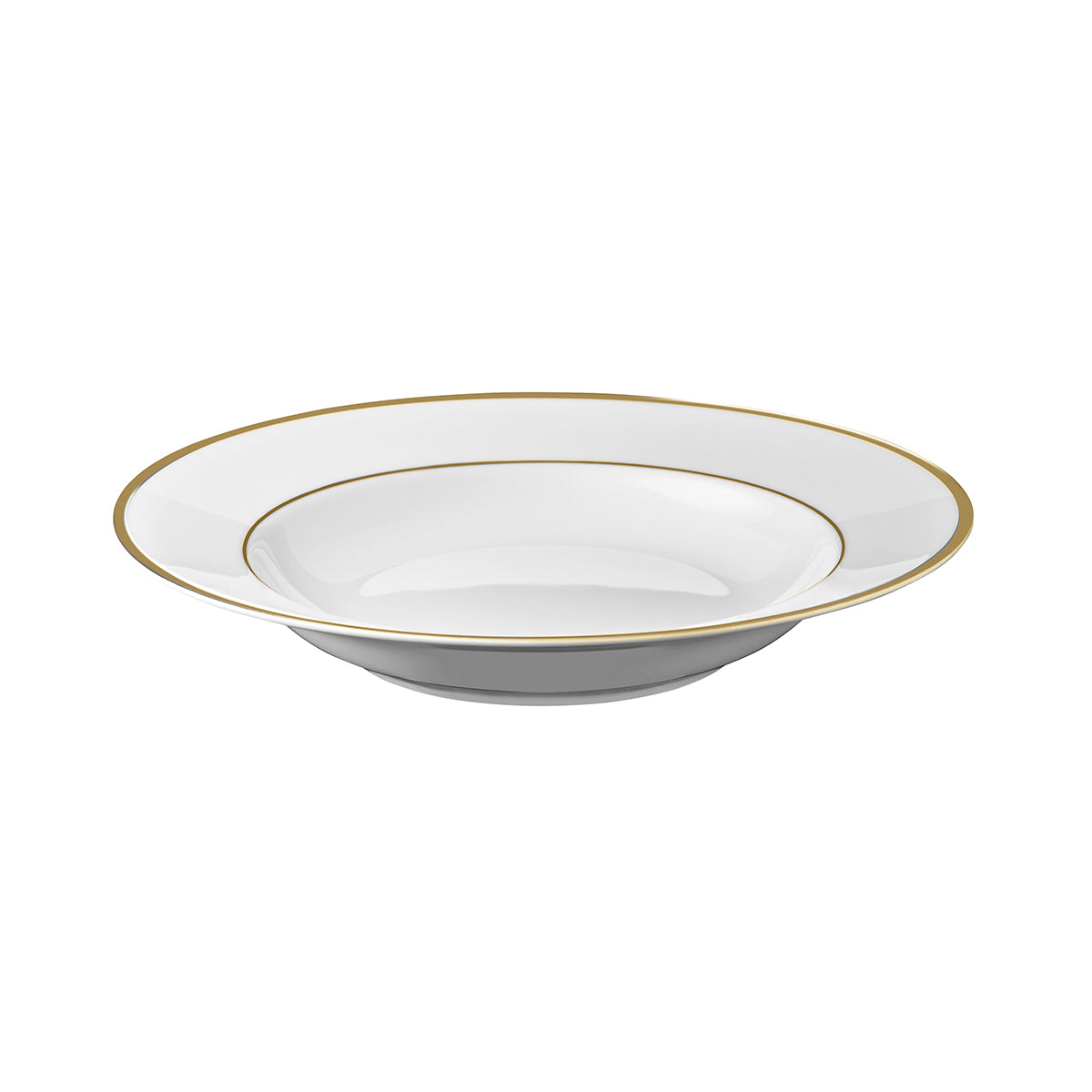 degrenne paris ECLIPSE GALON OR Assiette creuse à aile 22 5 cm
