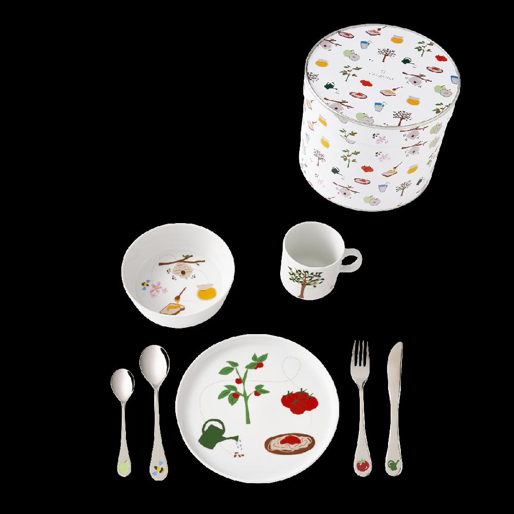 degrenne paris EVEIL GOURMAND Coffret enfant 7 pièces