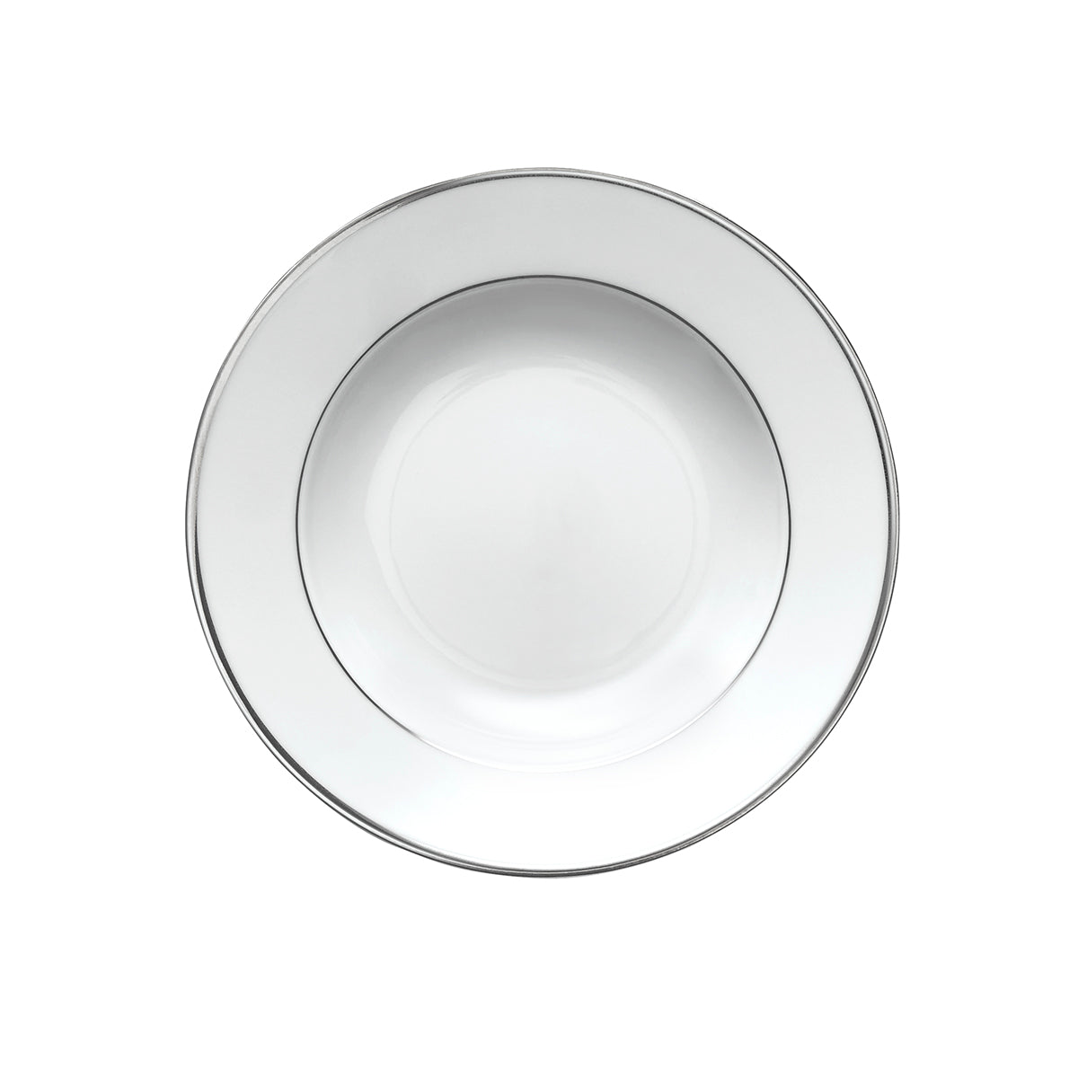 degrenne paris GALON PLATINE Assiette creuse à aile 22 5 cm