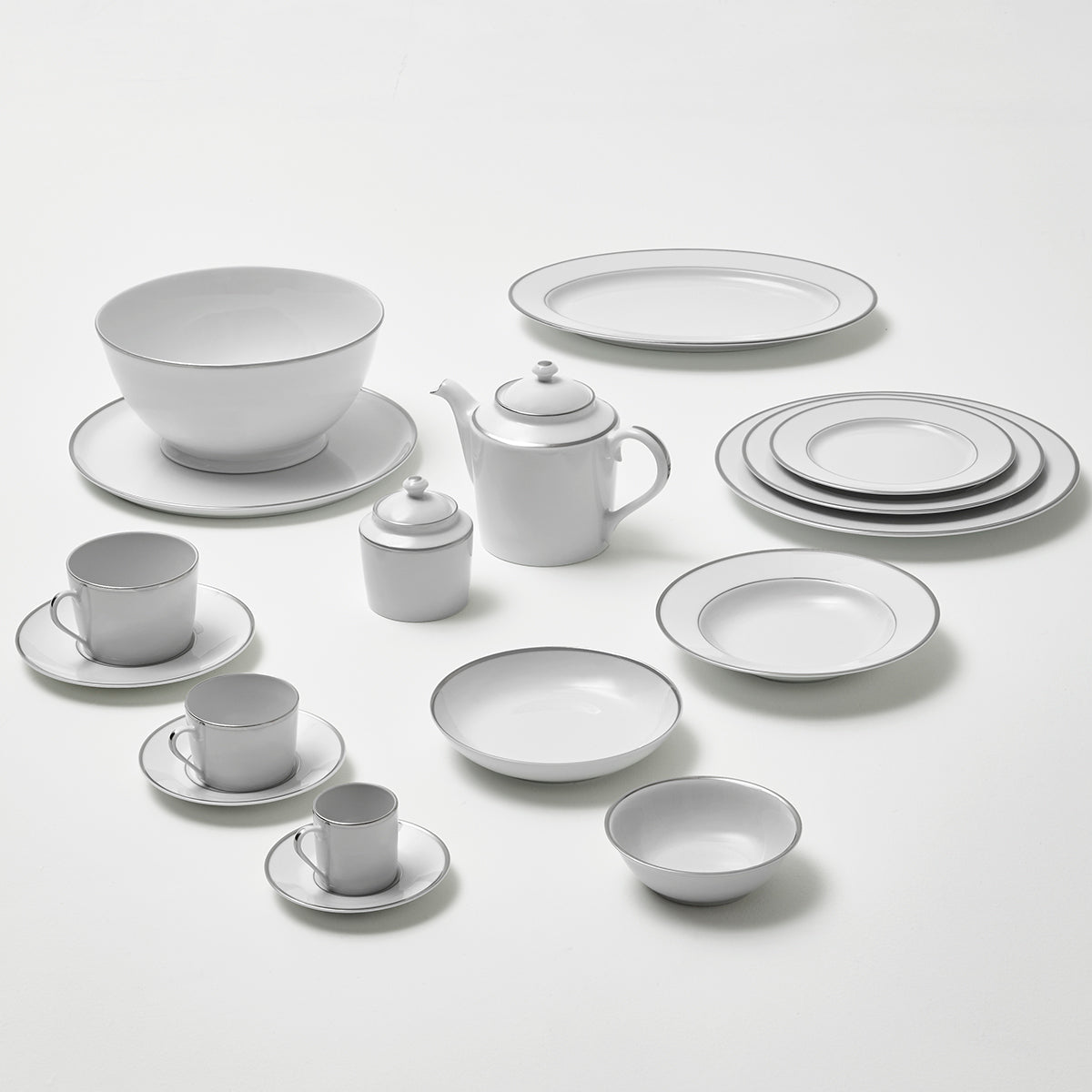 Degrenne Paris GALON PLATINE Soucoupe à Café/expresso 12 5 Cm