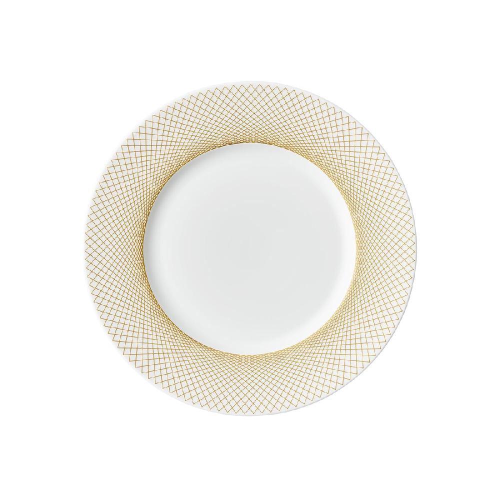 degrenne paris GRAPHIQUE CLASSIQUE DORE Assiette à dessert 22 5cm