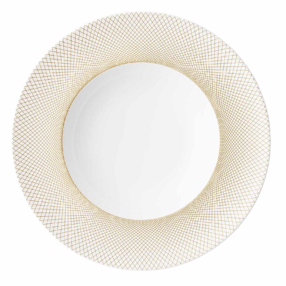 degrenne paris GRAPHIQUE CLASSIQUE DORE Assiette à pâtes 29 5cm