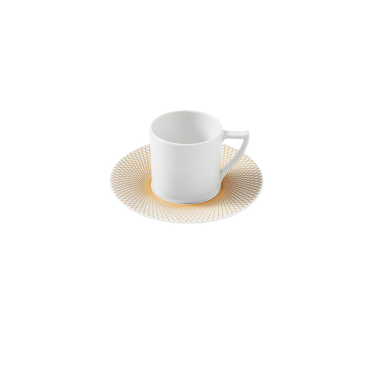 Degrenne Paris GRAPHIQUE CLASSIQUE DORE Soucoupe Espresso 12 5cm