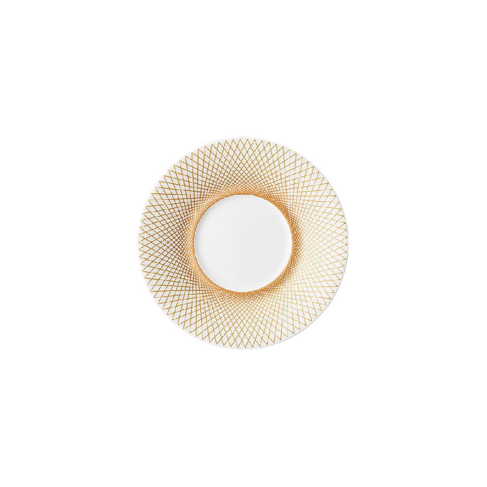 degrenne paris GRAPHIQUE CLASSIQUE DORE Soucoupe espresso 12 5cm