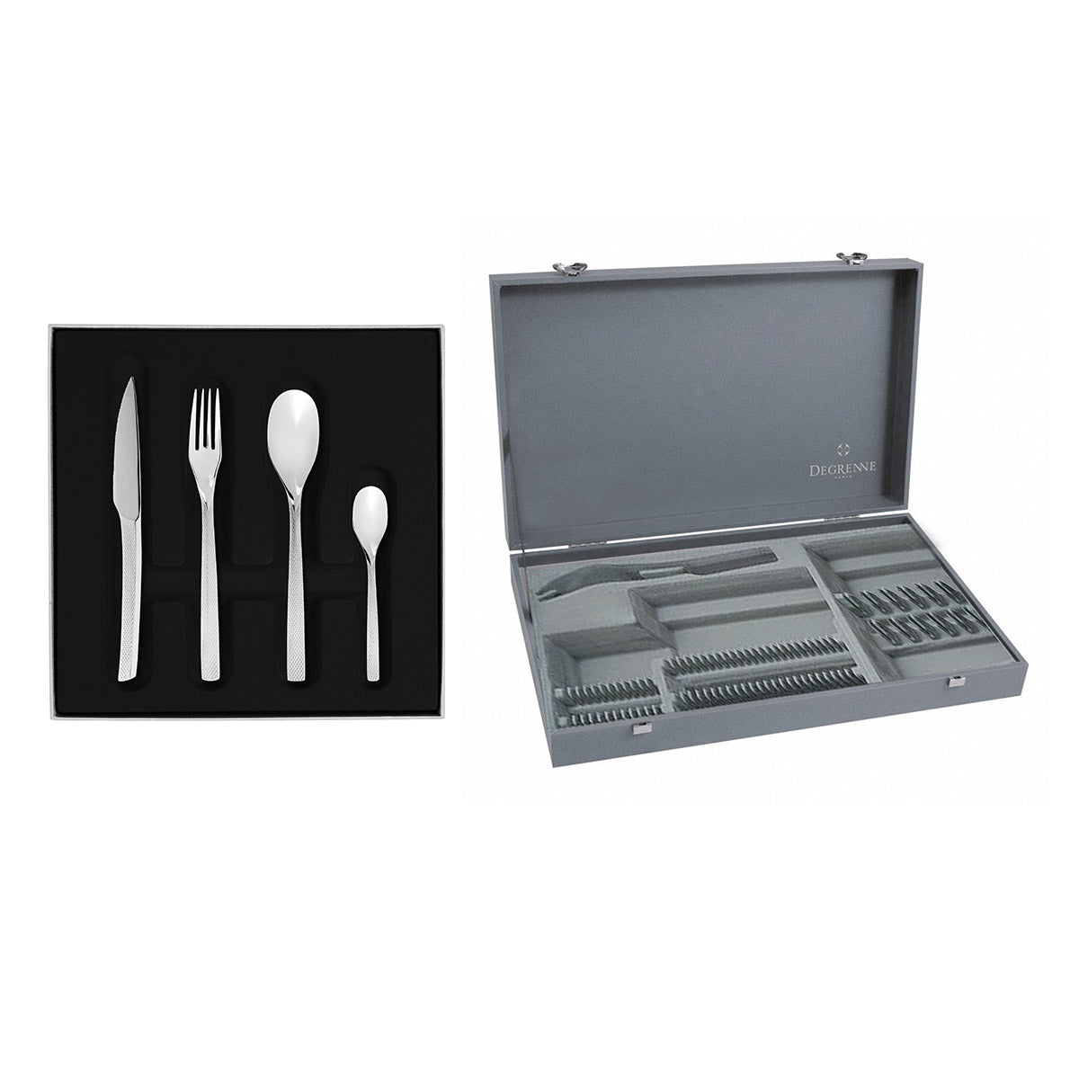 degrenne paris GUEST STAR MIROIR Colis écrin 50 couverts