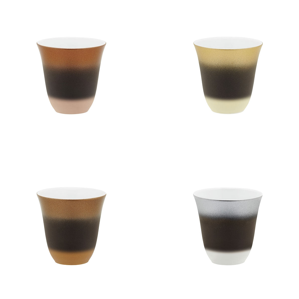 Degrenne Paris ILLUSIONS MULTICOLORE Coffret 4 Tasses à Moka 7 Cl