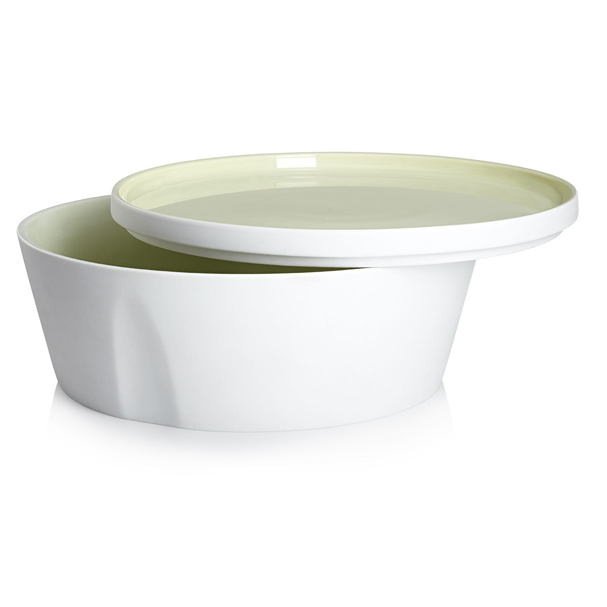 degrenne paris LA VAISSELLE DE L'ECONOME ARTICHAUT VERT Coffret bol droit et assiette 24 cm