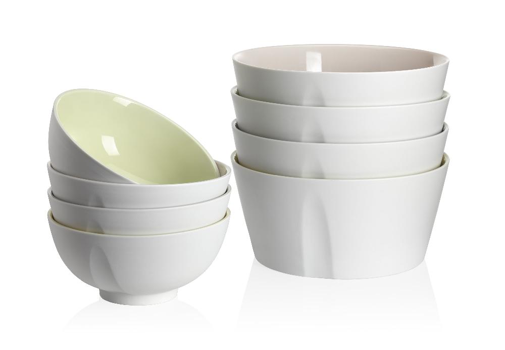 Degrenne Paris LA VAISSELLE DE L'ECONOME ARTICHAUT VERT Coffret Bol Coupe Et Assiette 14 Cm