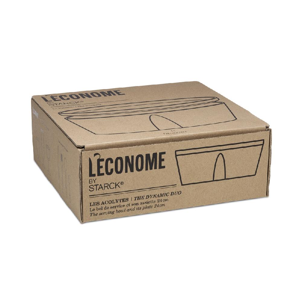 Degrenne Paris LA VAISSELLE DE L'ECONOME RUTABAGA Coffret Bol De Service Et Assiette 24 Cm