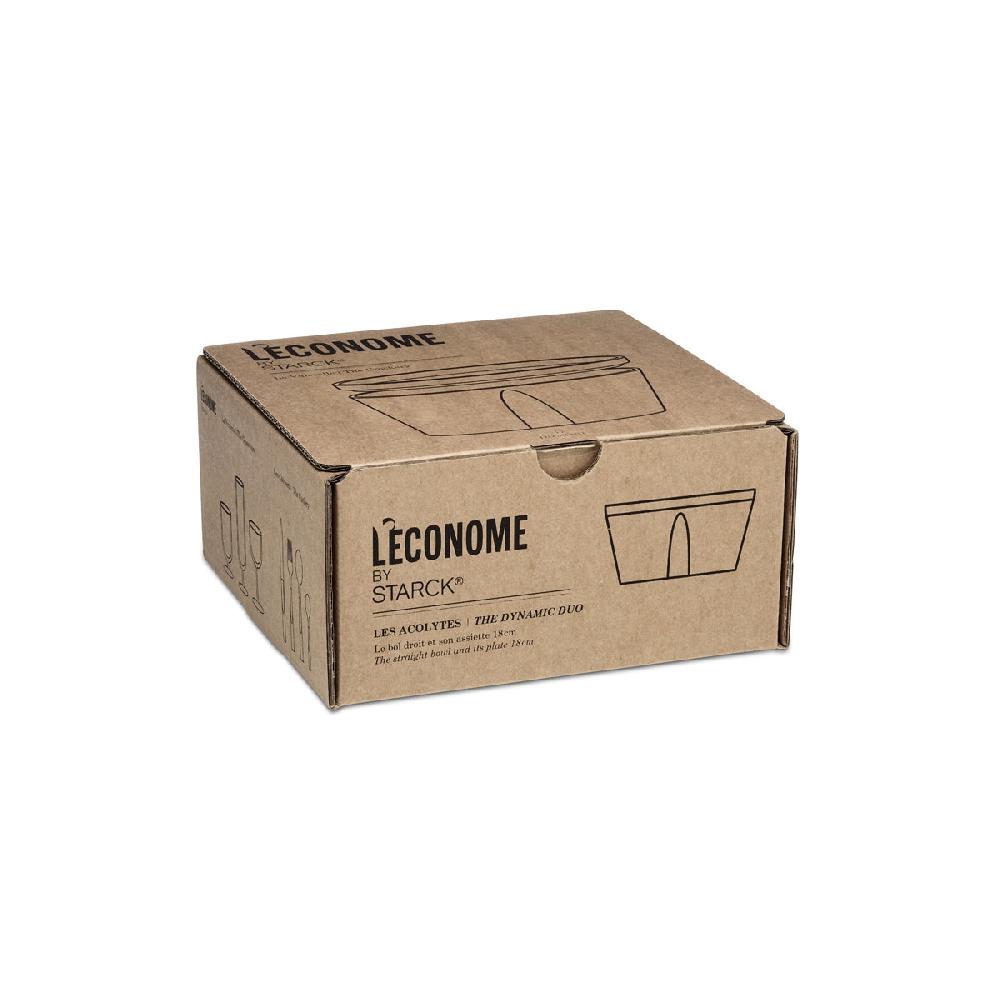 Degrenne Paris LA VAISSELLE DE L'ECONOME RUTABAGA Coffret Bol Droit Et Assiette 18 Cm