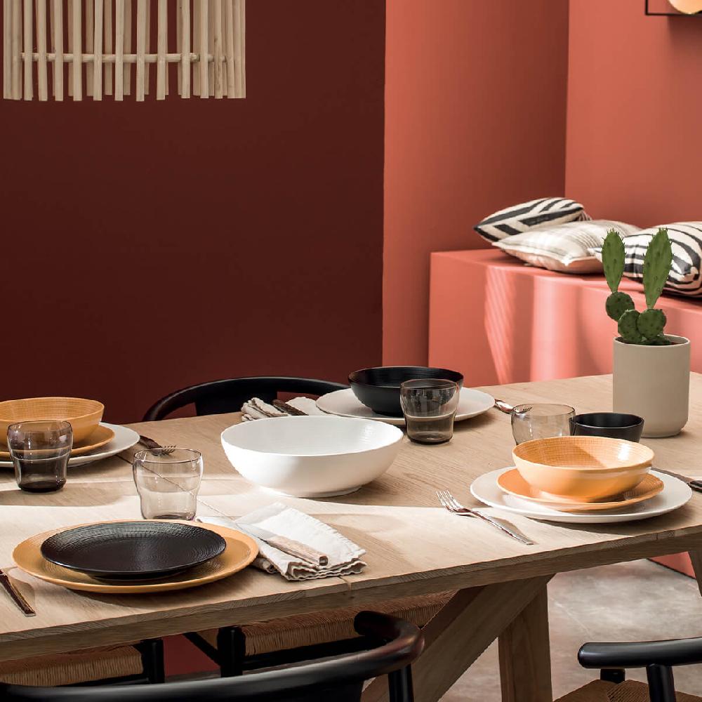 Degrenne Paris MODULO NATURE PIERRE DE LAVE Petite Assiette Creuse 17 7 Cm