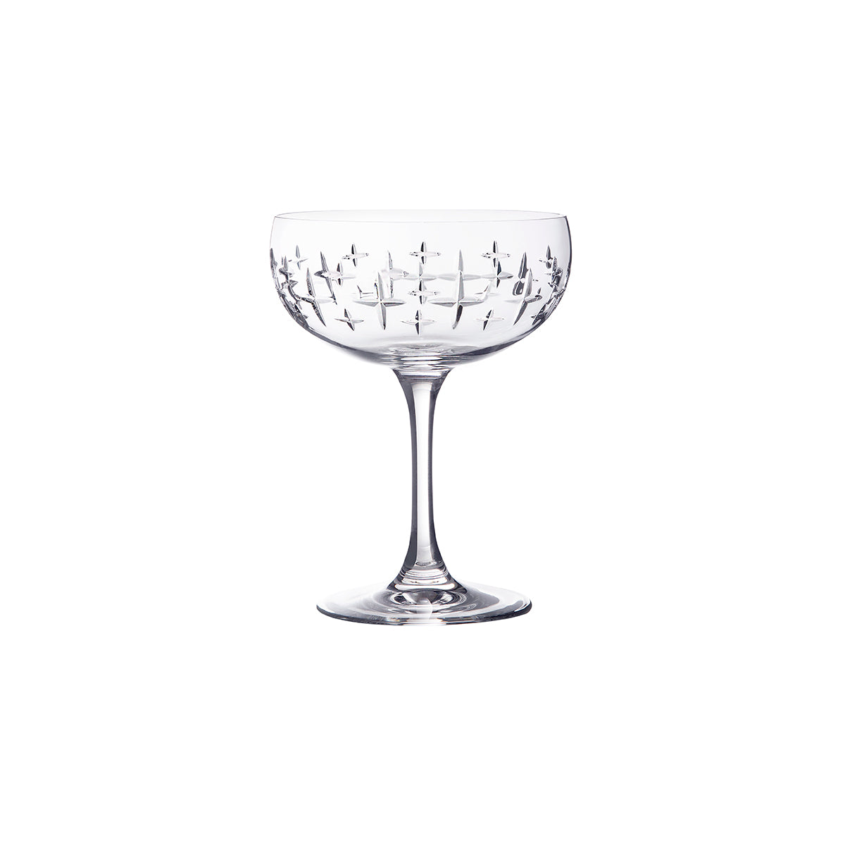 Degrenne Paris NEWPORT TWIST Coffret 4 Coupes à Cocktail/glace 28 Cl
