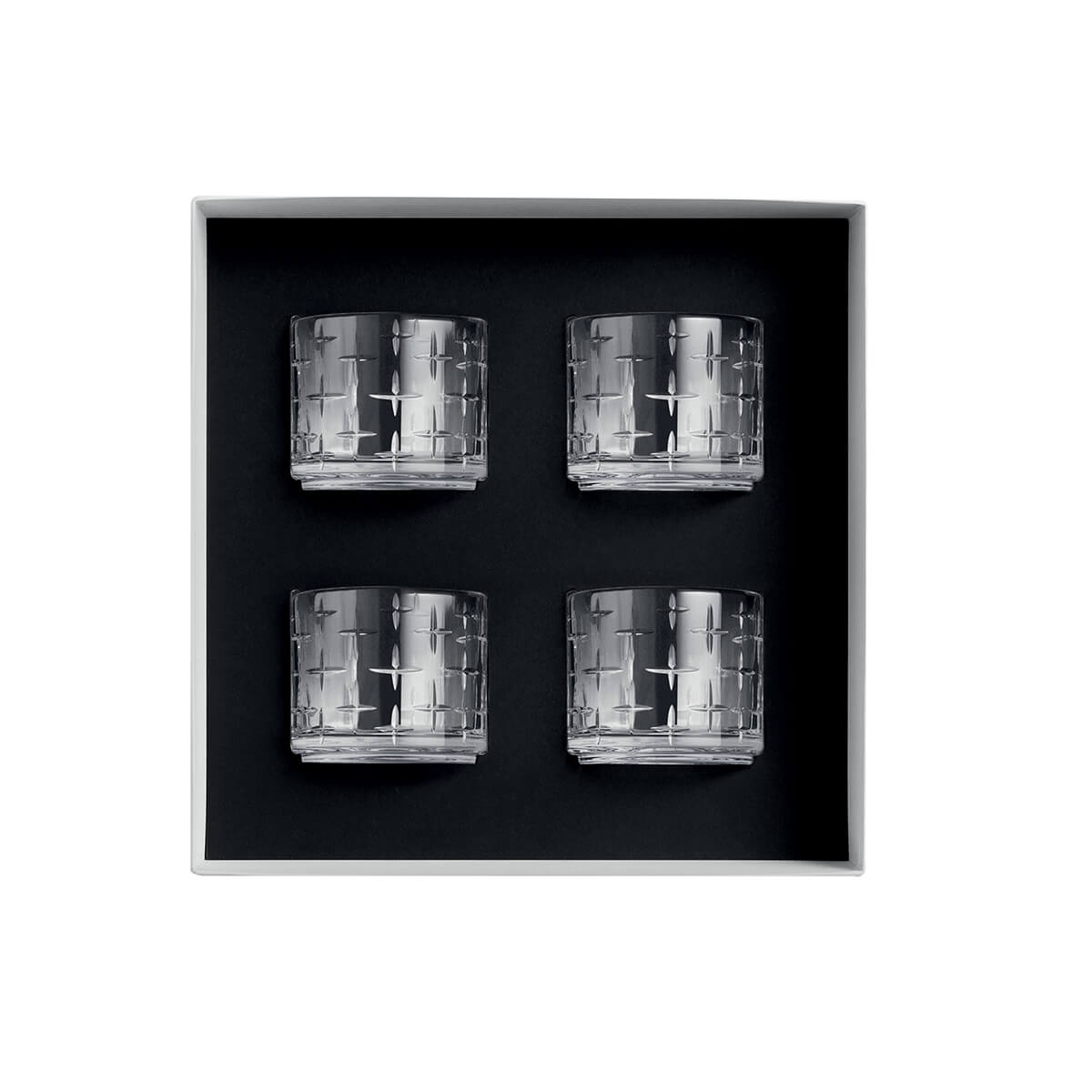 degrenne paris NEWPORT TWIST Coffret 4 gobelets bas 25 cl