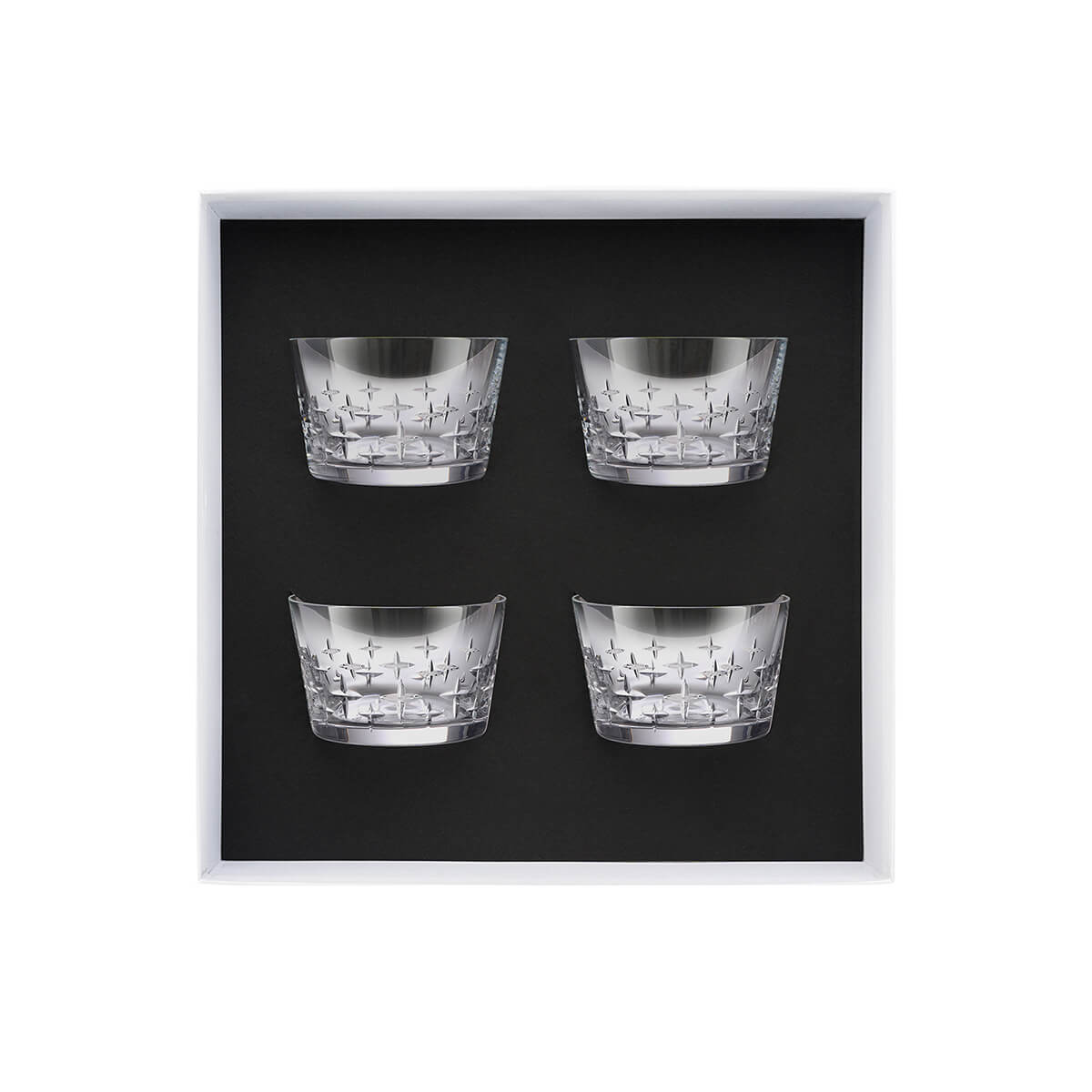 degrenne paris NEWPORT TWIST Coffret 4 verrines 27 cl