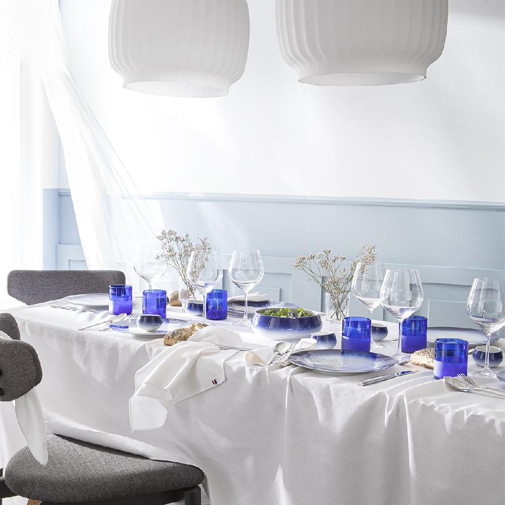 Degrenne Paris NUANCES COTON & LIN BLANC Lot De 4 Serviettes 50 X 40 Cm