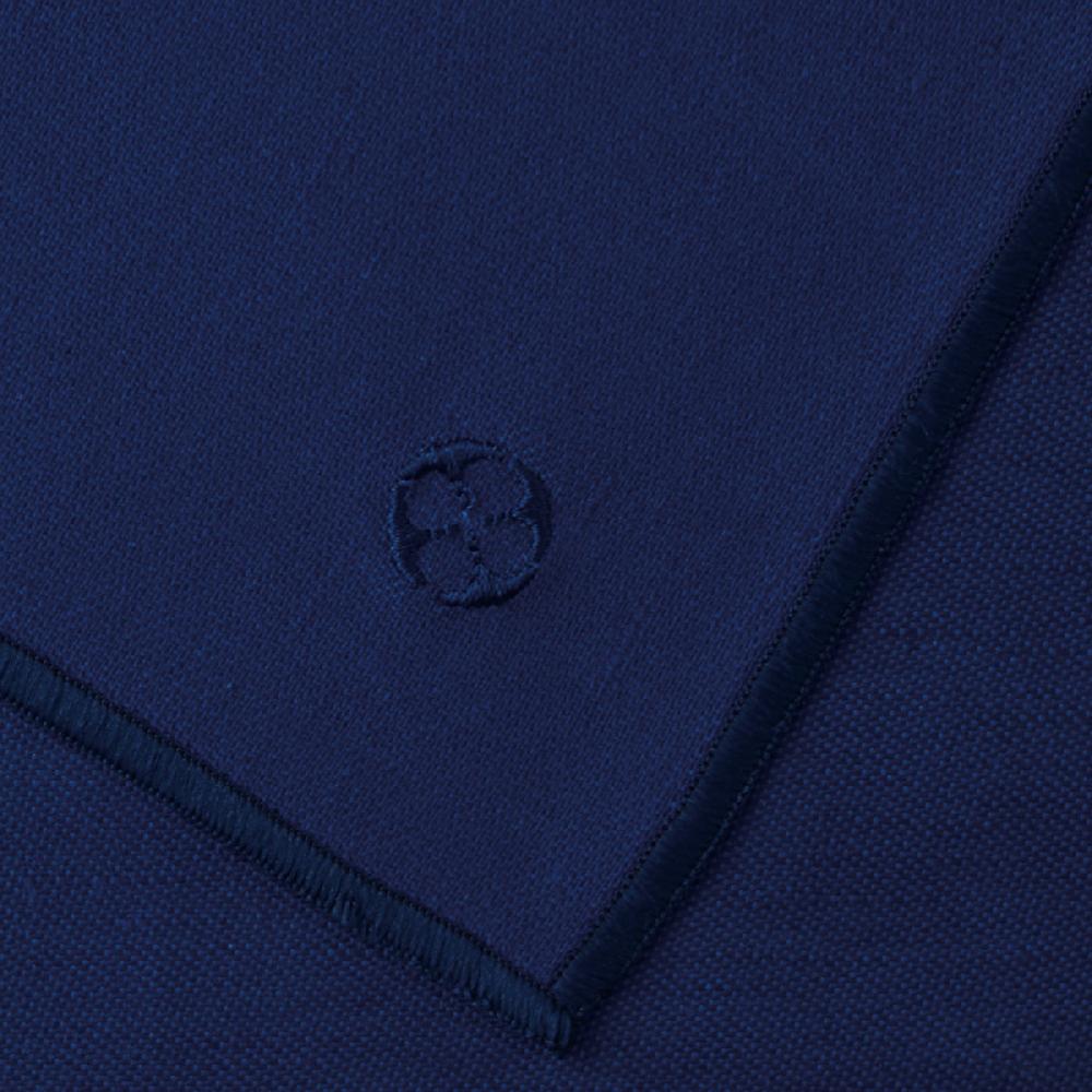 Degrenne Paris NUANCES COTON & LIN BLEU ROY Nappe Rectangulaire 180 X 250 Cm