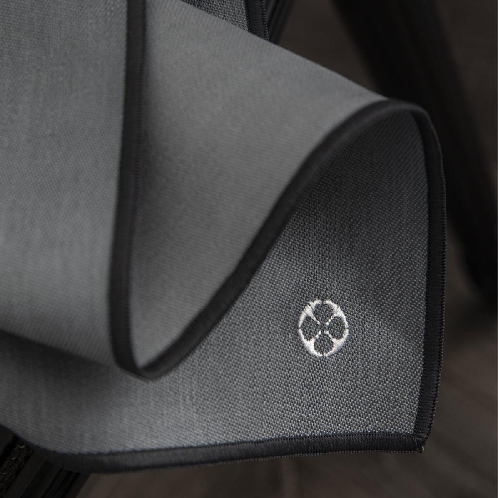 Degrenne Paris NUANCES COTON & LIN GRIS Coffret 6 Serviettes 50 X 40 Cm