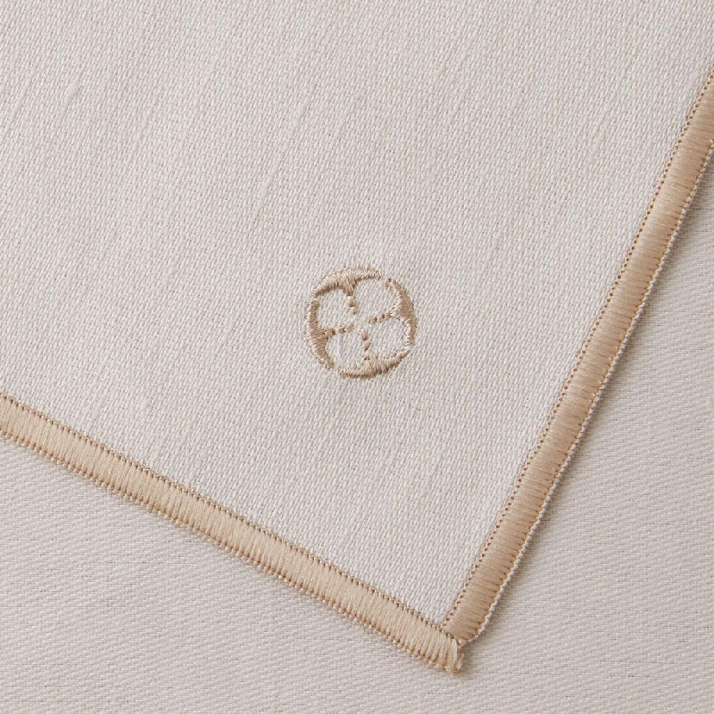 Degrenne Paris NUANCES COTON & LIN NUDE Lot De 4 Serviettes 50 X 40 Cm