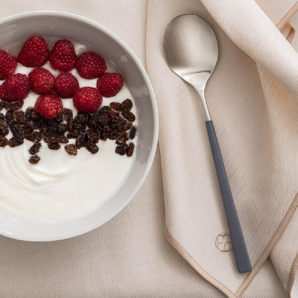 Degrenne Paris NUANCES COTON & LIN NUDE Lot De 4 Serviettes 50 X 40 Cm