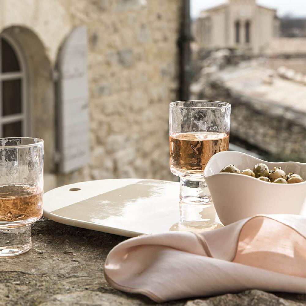 Degrenne Paris NUANCES COTON & LIN NUDE Lot De 4 Serviettes 50 X 40 Cm