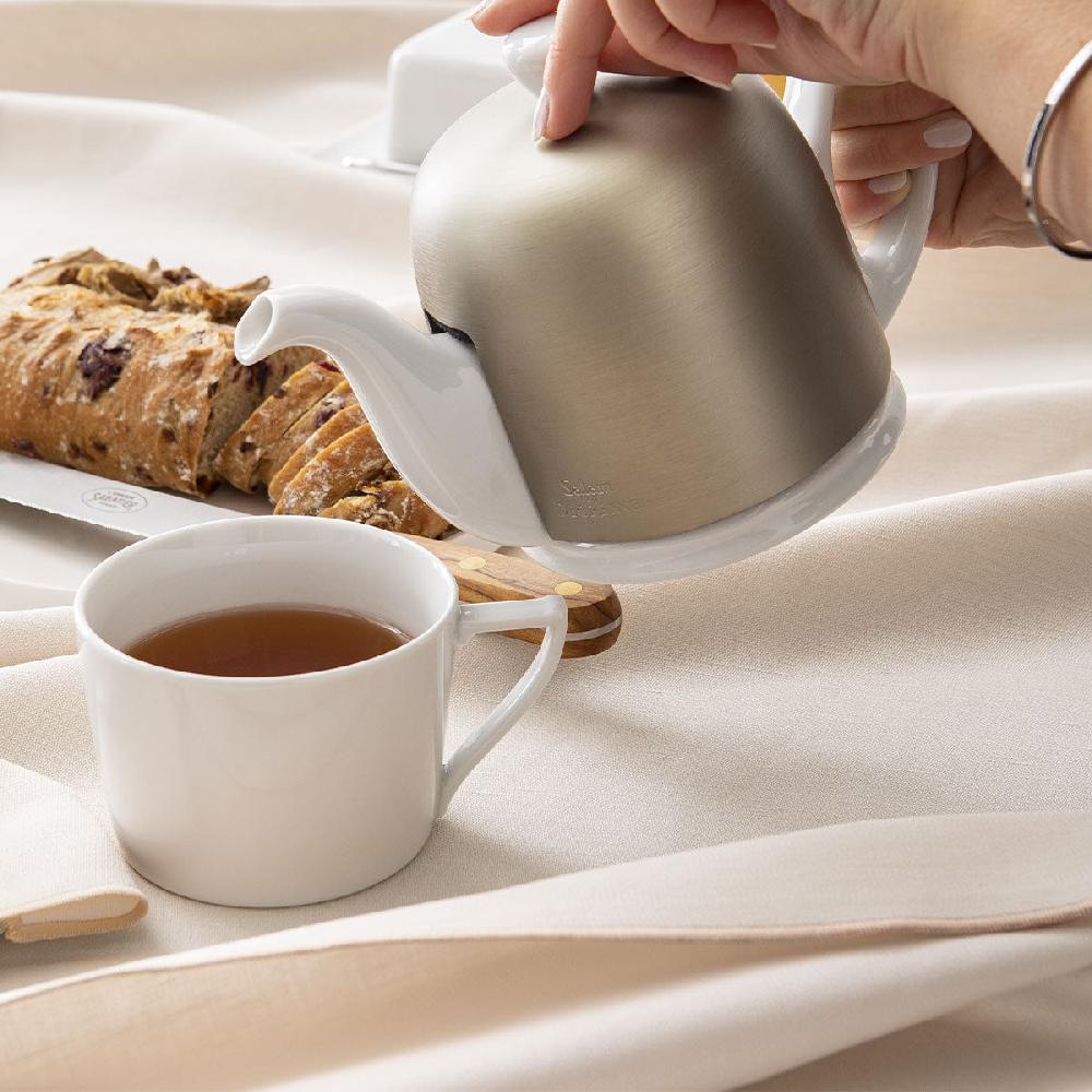 Degrenne Paris NUANCES COTON & LIN NUDE Nappe Carrée 180 X 180 Cm