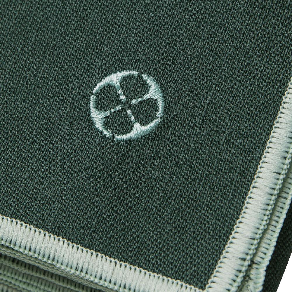 Degrenne Paris NUANCES COTON & LIN VERT EMERAUDE Nappe Carrée 180 X 180 Cm