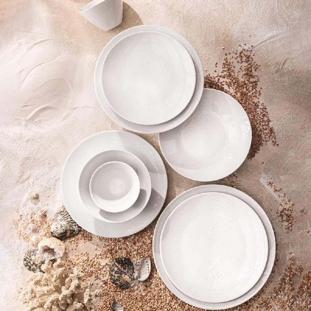 Degrenne Paris RIVAGE BLANC Assiette à Dessert 24cm