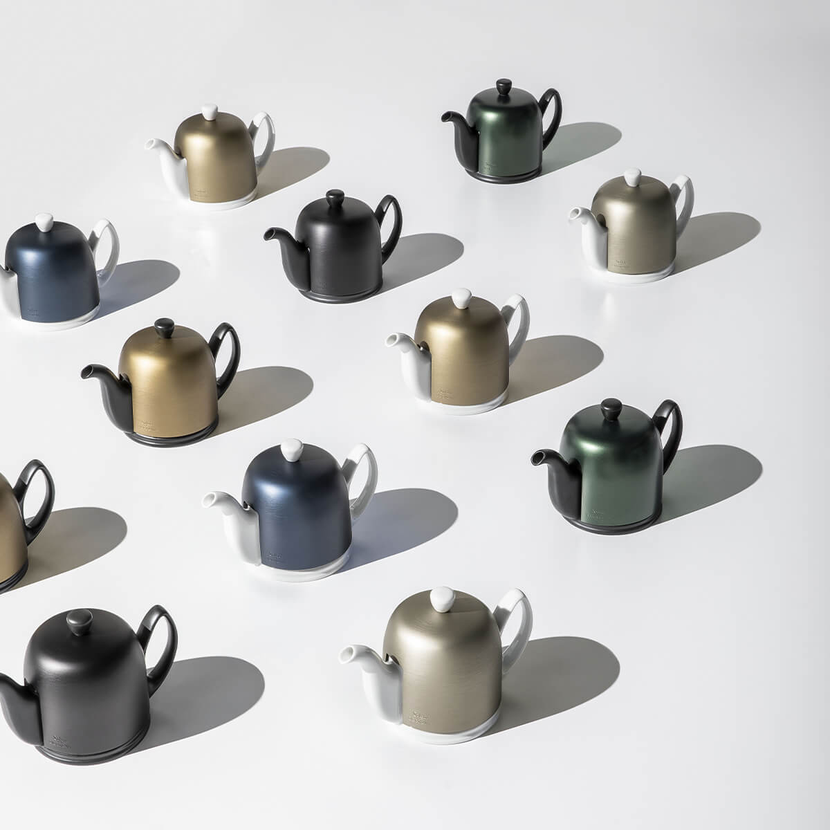 Degrenne Paris SALAM MINERALE Théière 6 Tasses Cloche Zinc