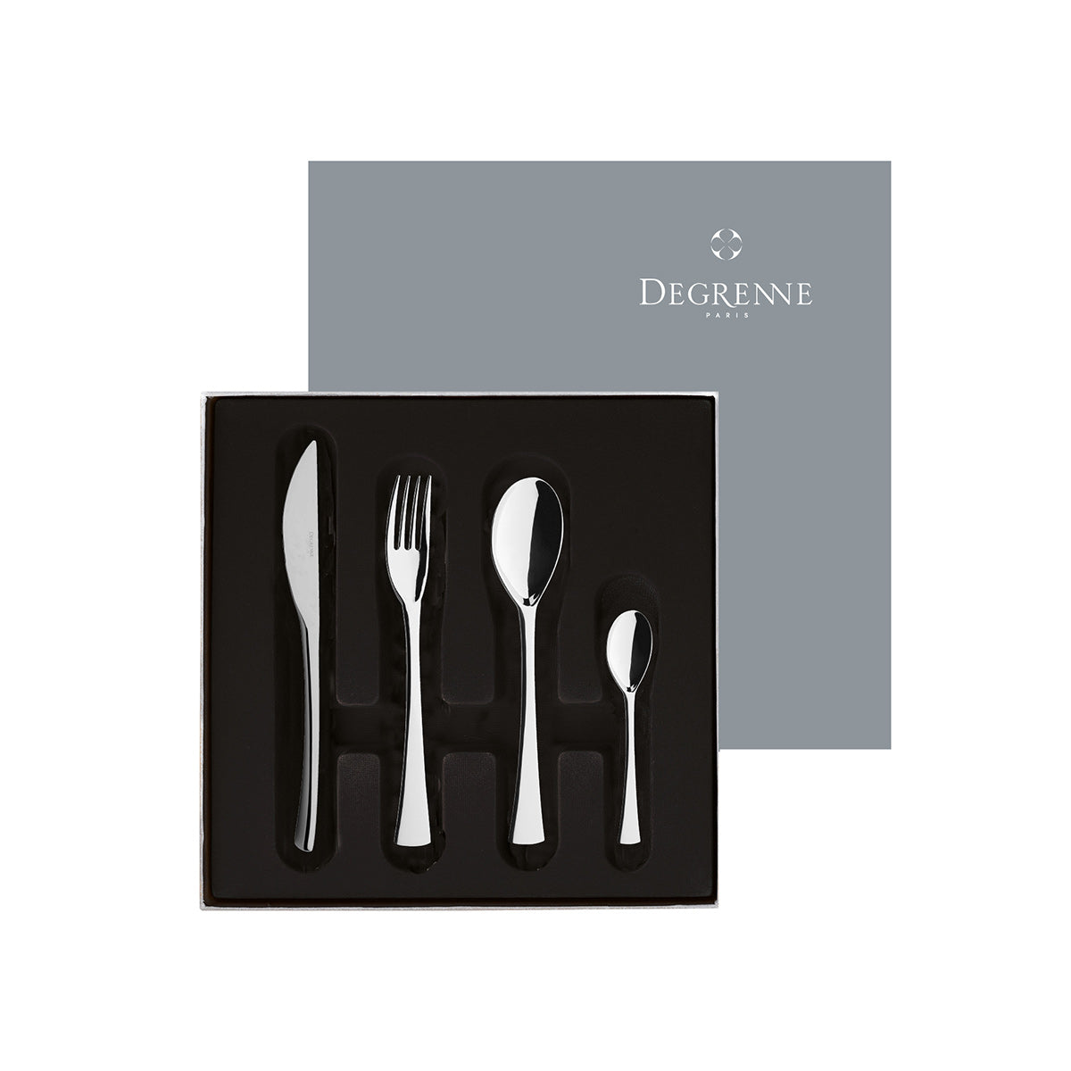 Degrenne Paris SOLSTICE MIROIR Coffret 24 Couverts N°1