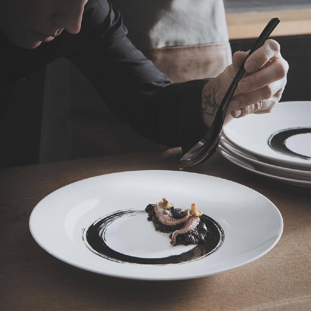 Degrenne Paris XY BLACK MIROIR Colis écrin 50 Couverts