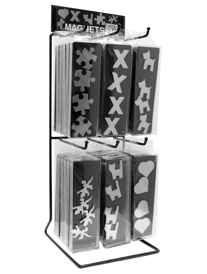 deknudt frames Aimants en couleur argenté dans des dessins divers S65CB1