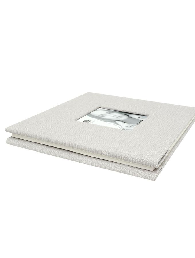 Deknudt Frames Album à Coller Avec Couverture En Look Tissu Gris A66DH7 40SI