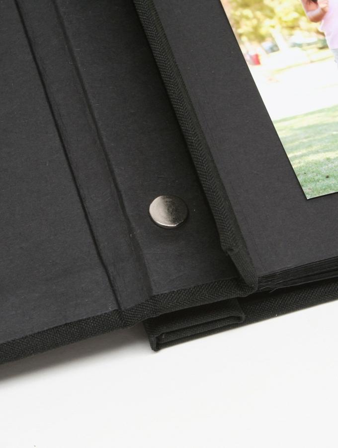 Deknudt Frames Album à Coller Avec Couverture En Tissu Noir A66DH2 40SI
