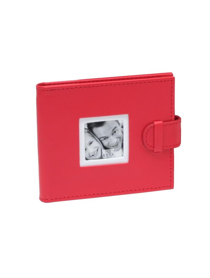 deknudt frames Album à pochettes en cuir rouge pour 24 photos S65BF4