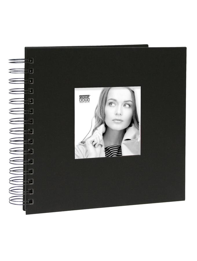 deknudt frames Album noir avec anneaux et couverture en toile A66FA2 48PH