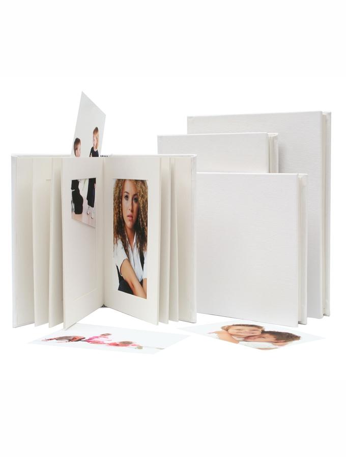 deknudt frames Album passepartout blanc avec couverture en cuir A66DA1 10PH