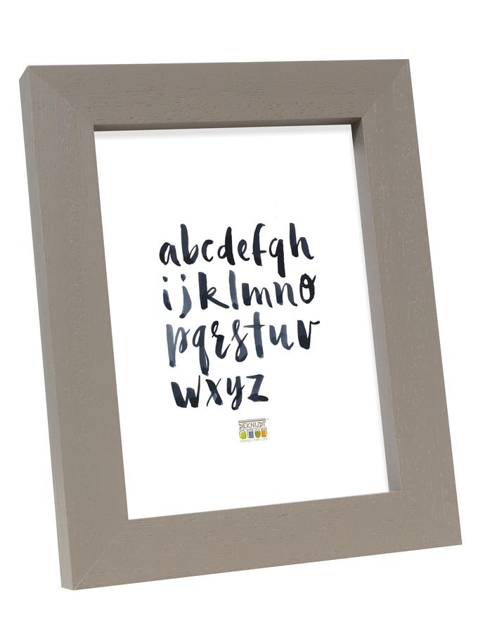 deknudt frames Baguette cadre carré en bois taupe S45PK3