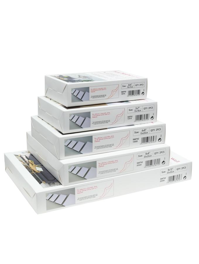 Deknudt Frames Bloc Photo Autocollant En Mousse Avec Bord Noir (lot De 2) S68TK2