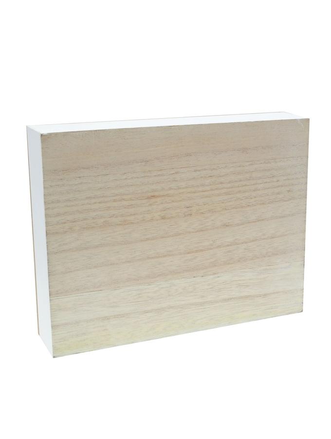 Deknudt Frames Boite Photo Décorative En Blanc Et Naturel Et Avec Dessin Panda S67UC4 E5