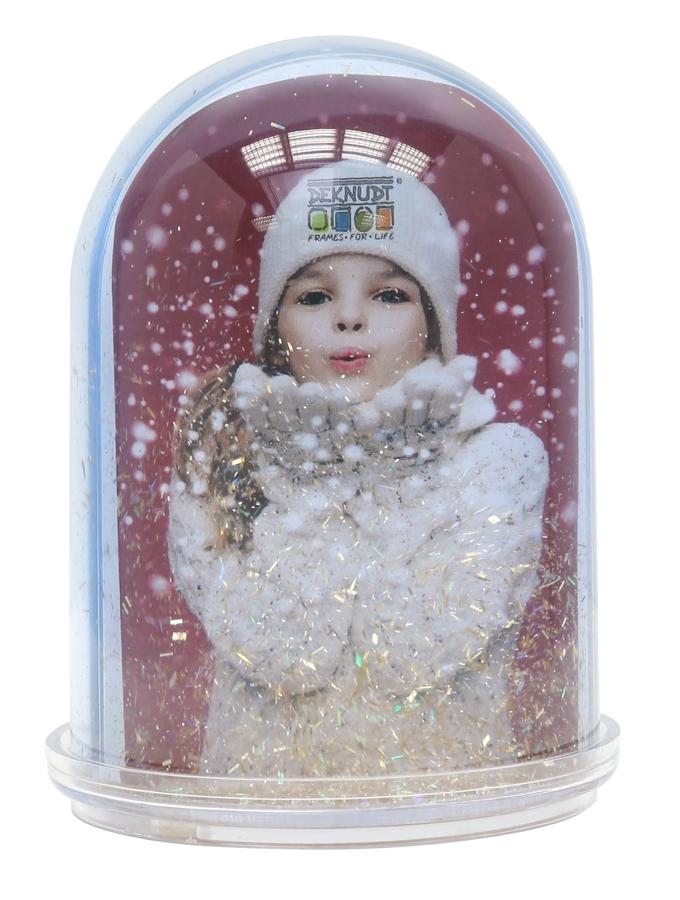 deknudt frames Boule de neige photo L en résine transparent S66FA7