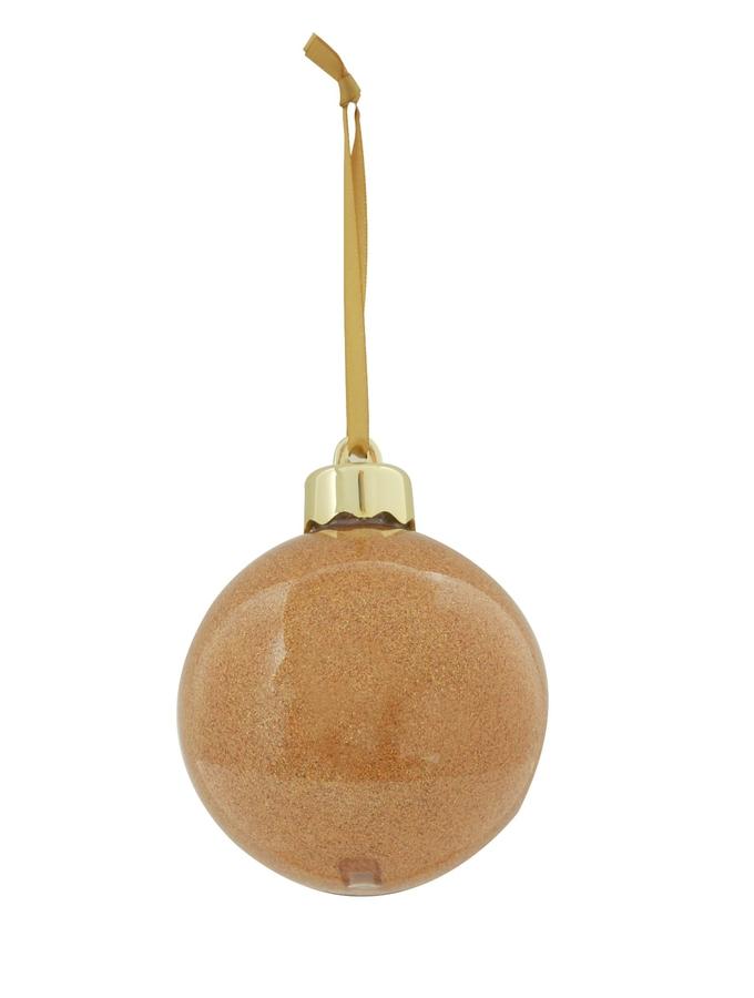 Deknudt Frames Boule De Noël En Couleur Doré Pailleté Pour Mettre Une Photo S66FJ5