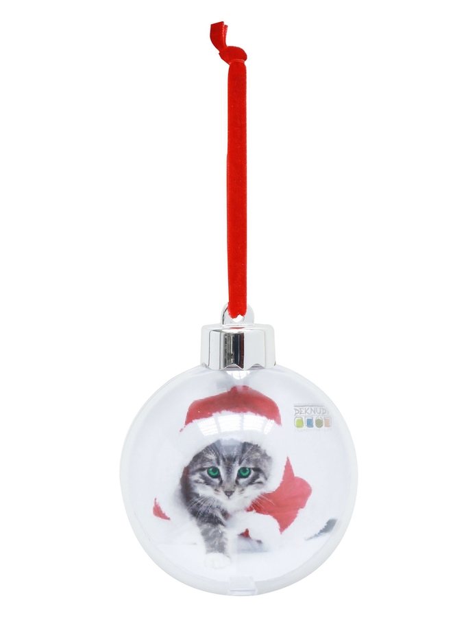 Deknudt Frames Boule De Noël Transparent Pour Mettre Une Photo S66FJ1