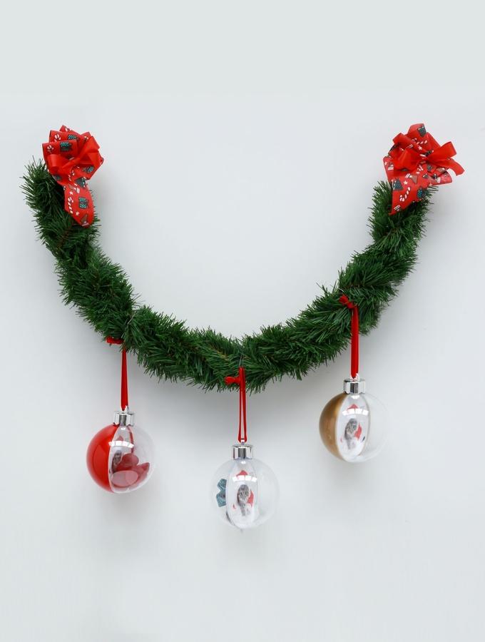 Deknudt Frames Boule De Noël Transparent Pour Mettre Une Photo S66FJ1
