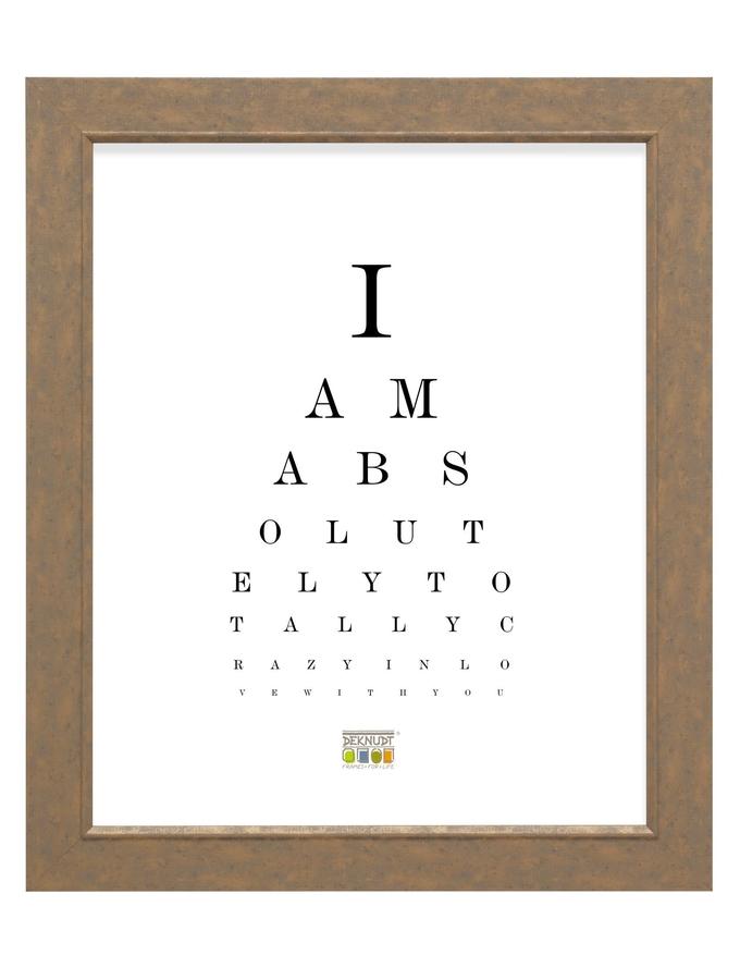 deknudt frames Cadre avec une nuance de couleur en bronze-gris S48SC3