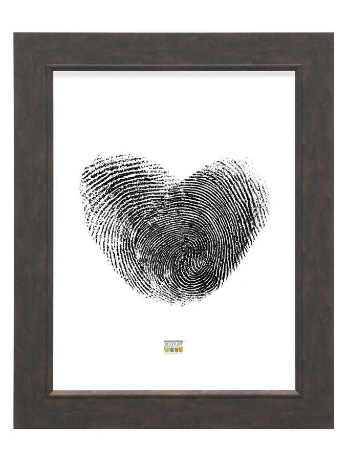 deknudt frames Cadre avec une nuance de couleur en brun-noir S48SC2